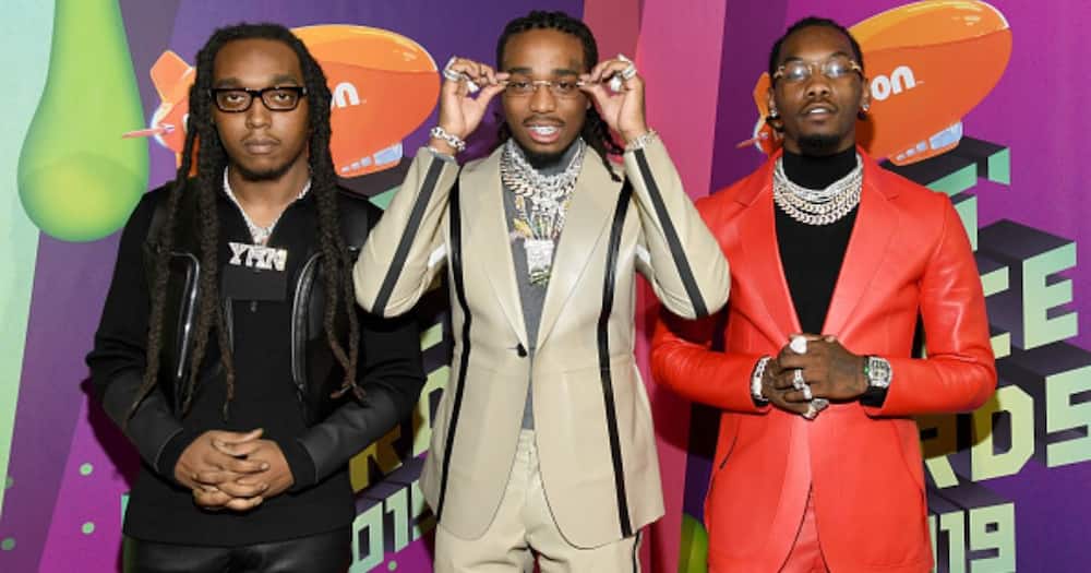 Offset and Quavo performed in tribute to Takeoff at the BET Awards.