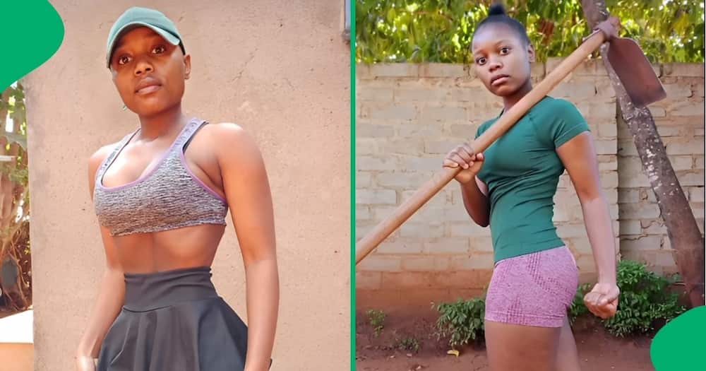 A young woman from a village became a social media sensation after sharing her unique workout routine
