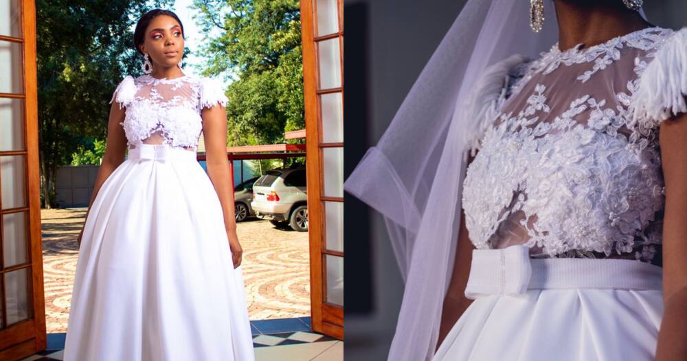 Tomi Rikhotso Wows Mzansi with yet Another Stunning Wedding Gown