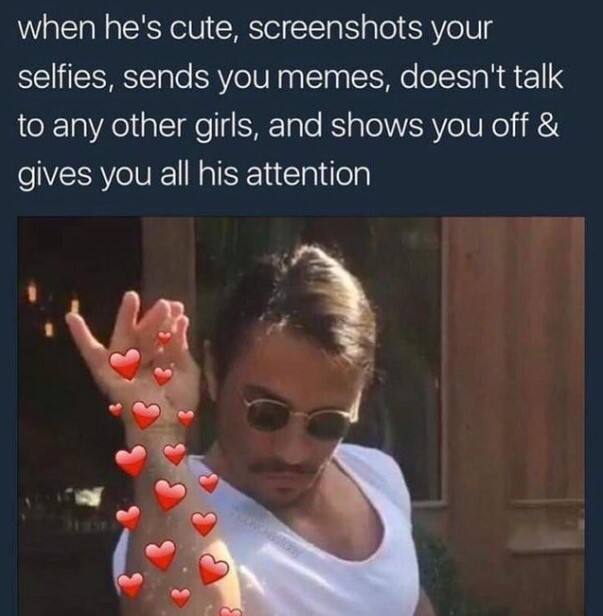 cute memes for him