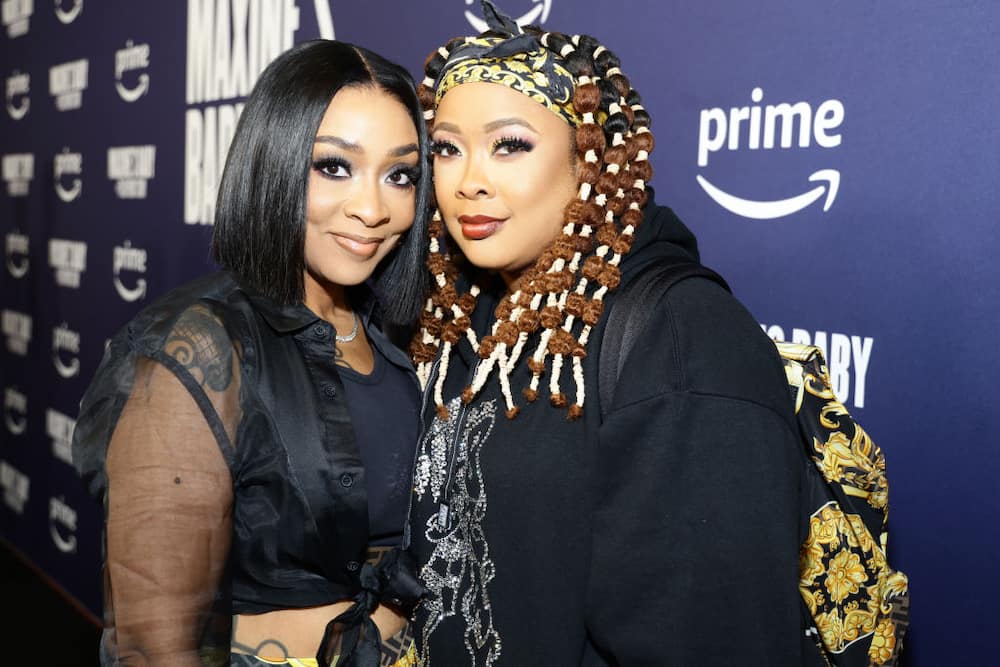 Da Brat and Jesseca Harris-Dupart at the special screening of "Maxine's Baby: A Tyler Perry Story"
