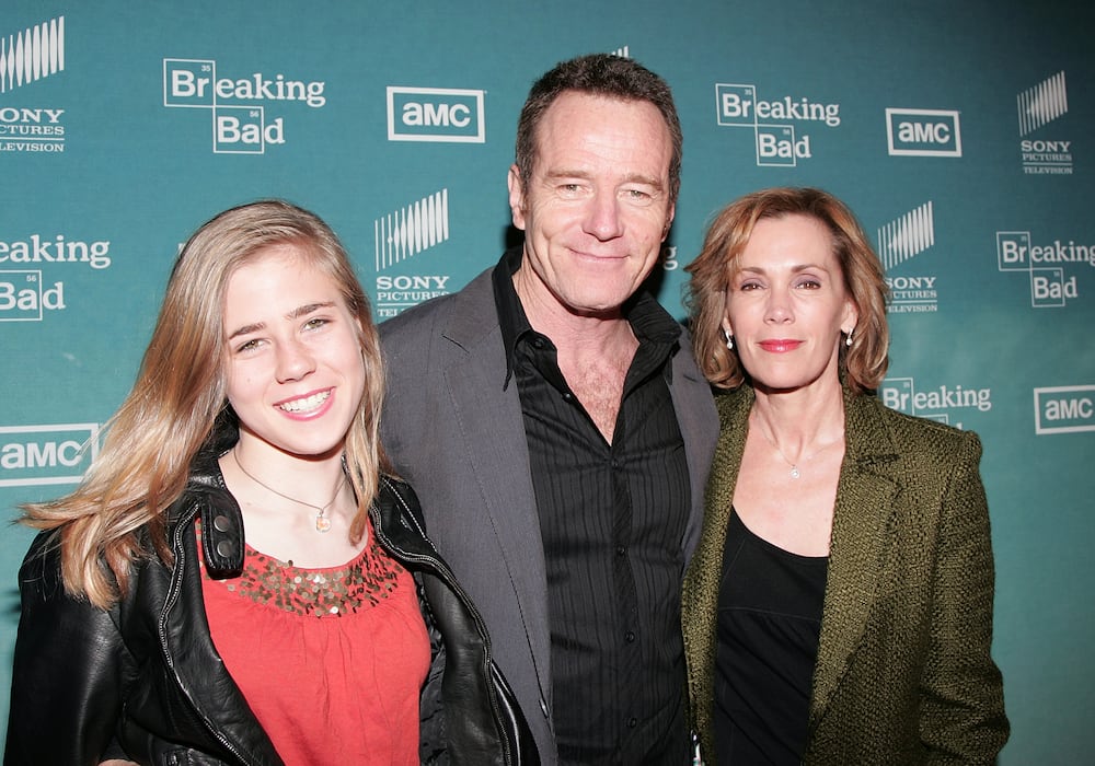 Bryan Cranston's wife and daughter during the Breaking Bad Season 2 premiere at Hollywood's Arclight Cinemas in February 2009.