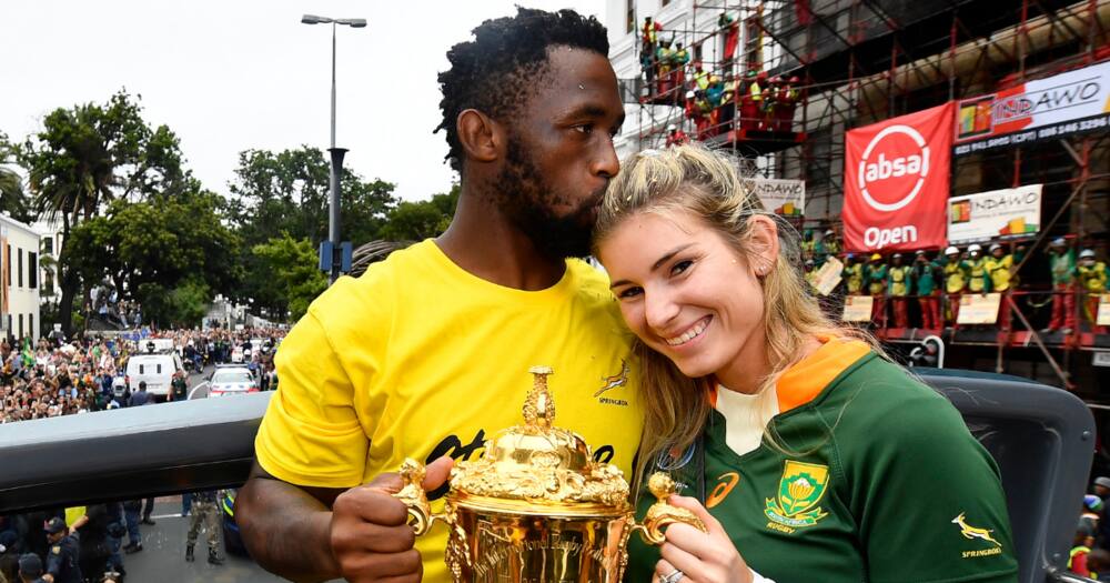 Rachel put Siya Kolisi in the friendzone for months before saying yes