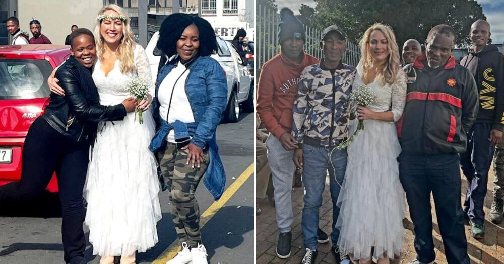 A lady from Cape Town enjoyed her Home Affairs wedding, with Mzansi peeps wishing her well and putting a smile on her face