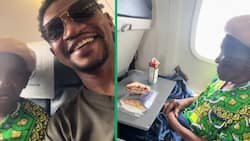 TikTok video of granny travelling on aeroplane with grandson gives SA the feels