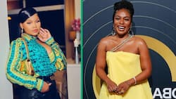 Fans gush over Nomzamo Mbatha getting down with MaWhoo in viral TikTok video: "My favourite ladies"