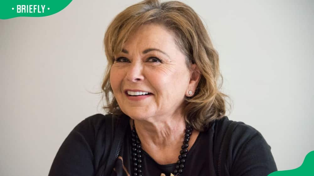 Roseanne Barr during the Roseanne Press Conference at the Four Seasons Hotel in 2018