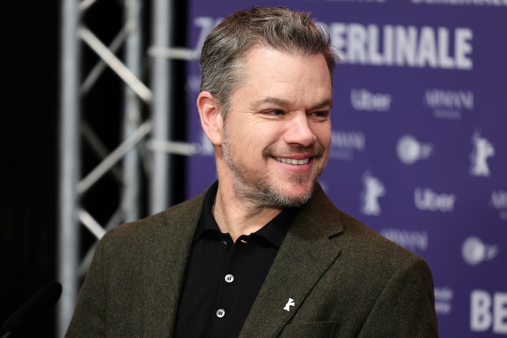 Producer Matt Damon at the Small Things Like These press conference