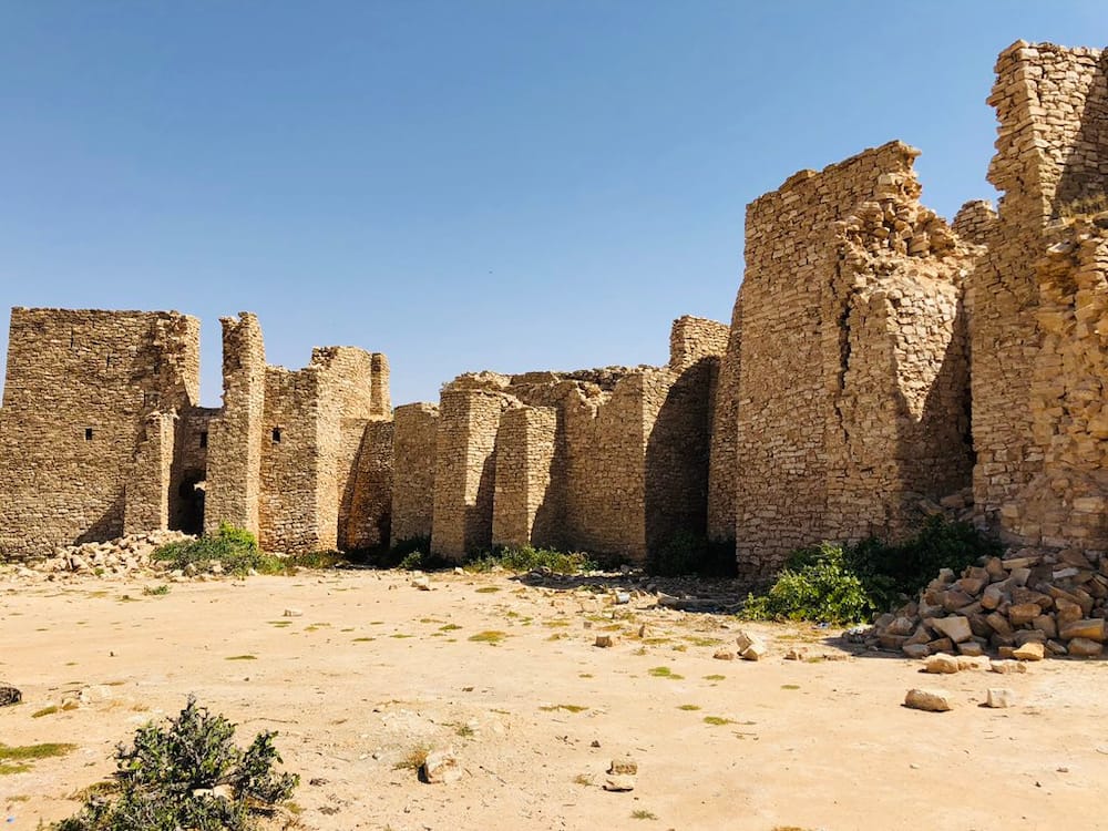 Destroyed forts in Africa