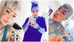 Woman with 30 tattoos on her face says they help her overcome shyness