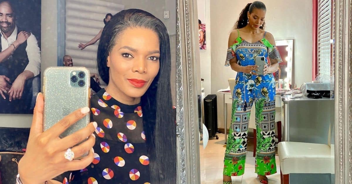 Connie Ferguson Left Her Fans Stitched After She Was Caught Wearing This  Dress In Camera. (Watch) 