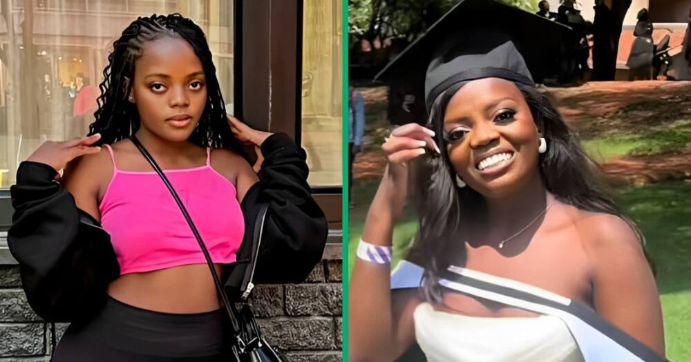A young lady took to TikTok to showcase how she graduated in style.