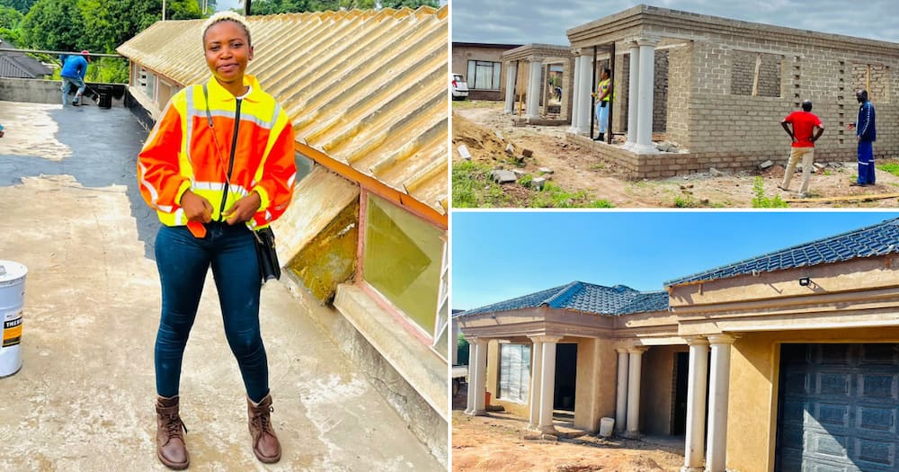 The Limpopo woman builds beautiful houses, pools, and more.