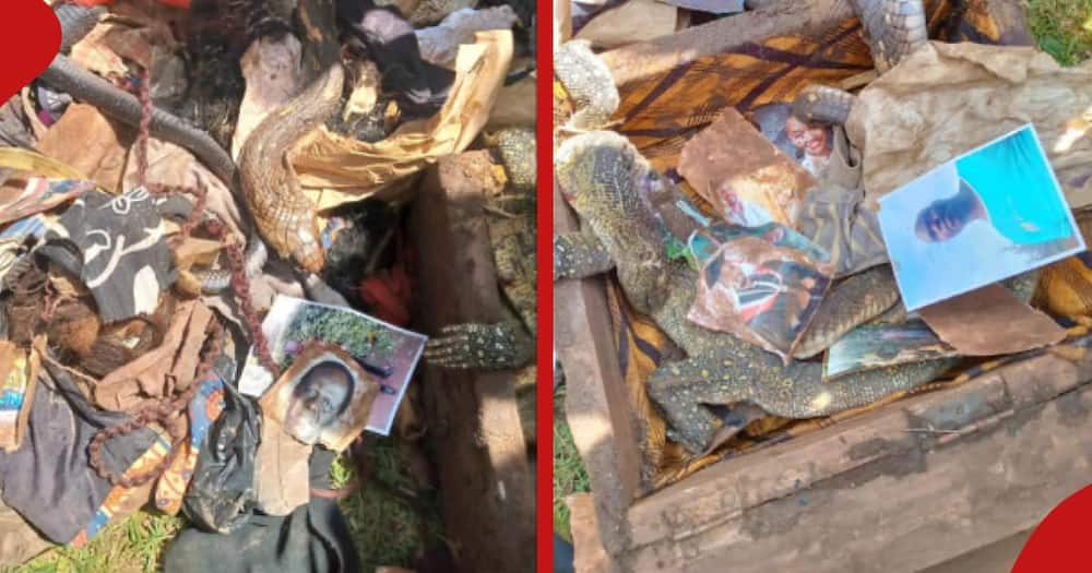 A viral video showed some photos of area residents that were found in a box owned by a with doctor in Chwele, Bungoma county.