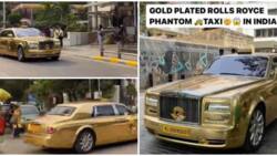 1st Class taxi: Gold plated Rolls Royce Phantom being used as a taxi, video shows the ultimate blinging ride