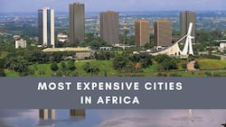 What are the 15 most expensive cities in Africa in 2022?