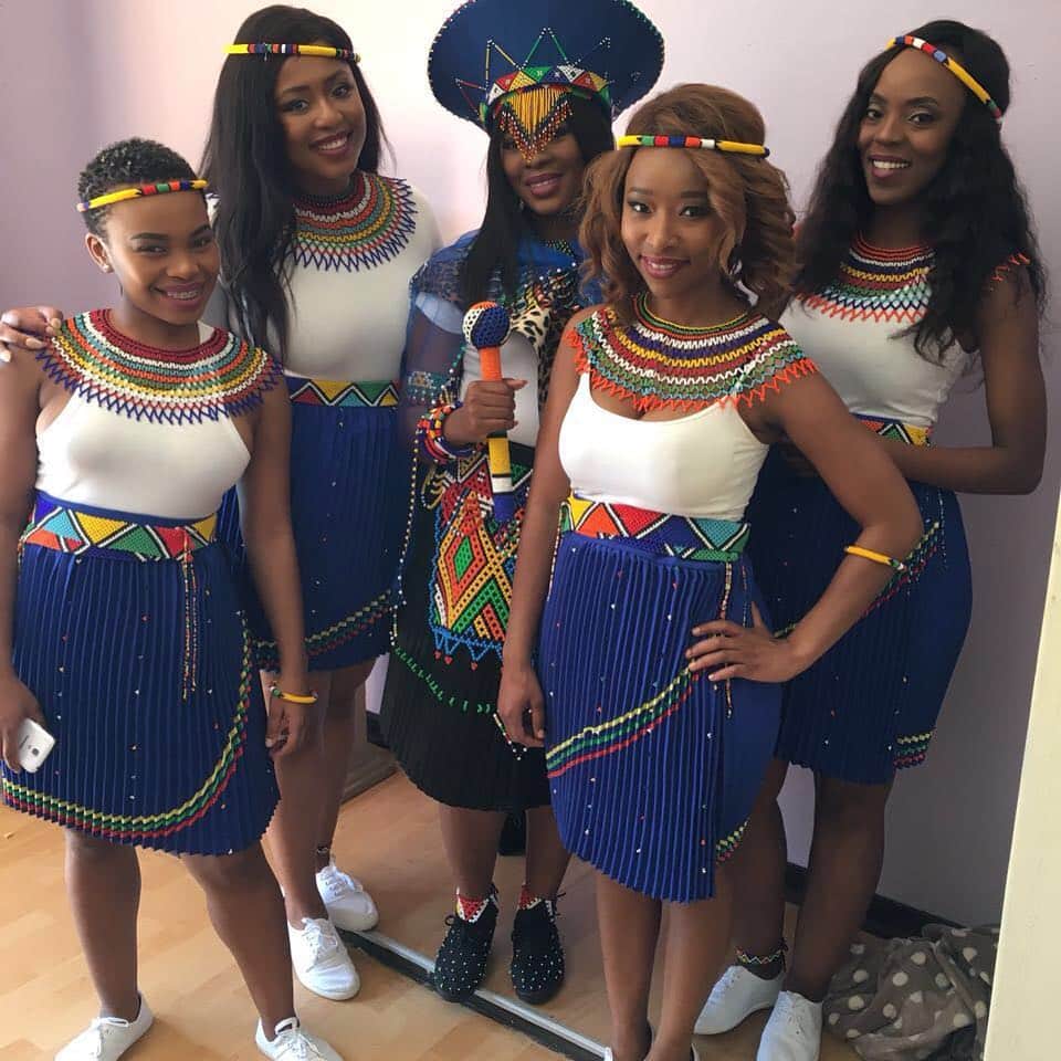 Zulu bridesmaids attire South Africa