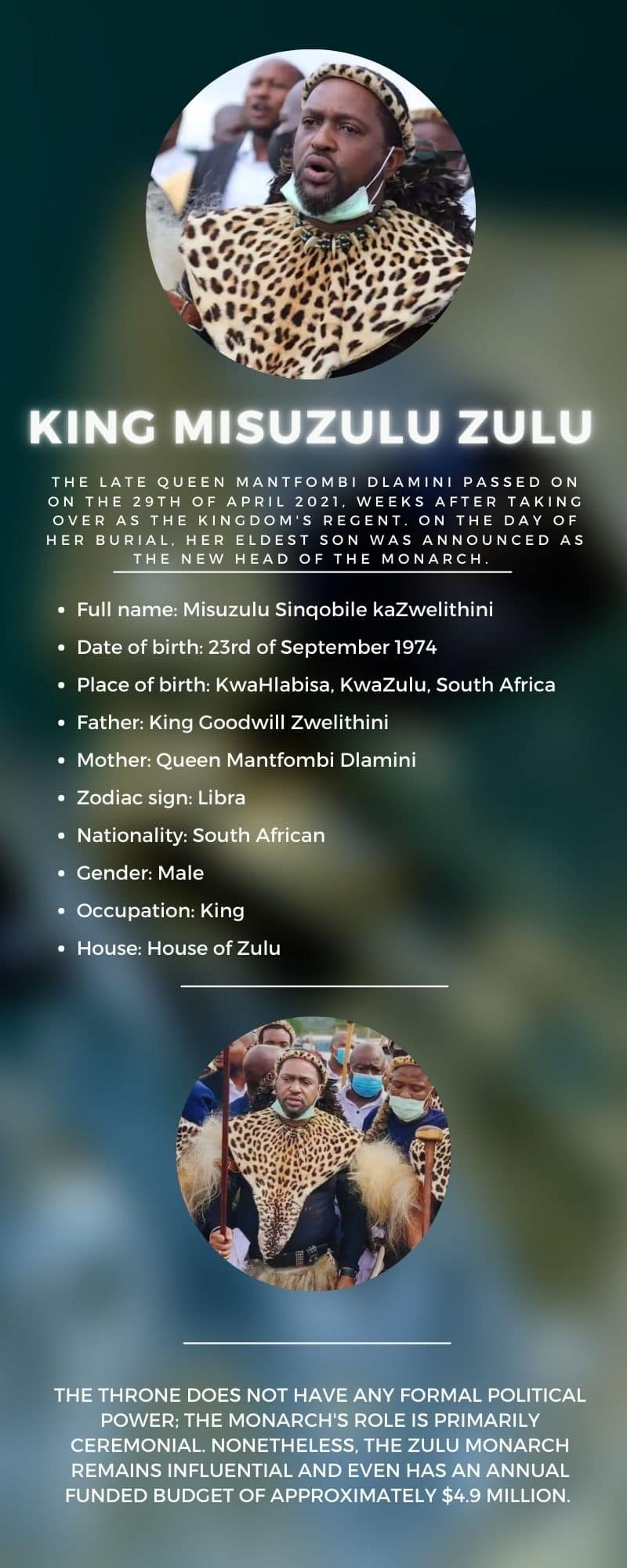 King Misuzulu Zulu bio