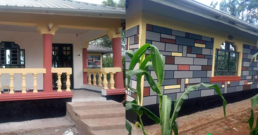 Kenyan woman gifts mum beautiful bungalow as birthday gift