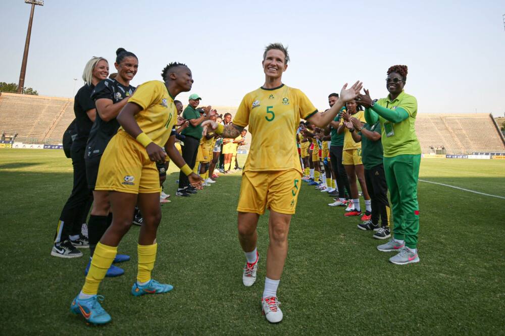 Banyana Banyana legend Janine Van Wyk became Africa's most capped woman footballer with 185 caps