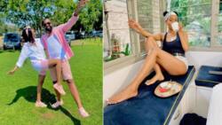 “Summer body”: Itumeleng Khune plays photographer for beautiful wife, takes a leggy pic