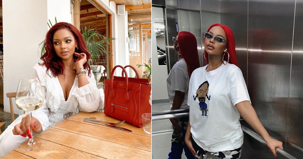 Sembi: Influencer Mihlali Ndamase upset wig got stolen at the airport