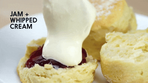 Serve freshly baked scones.