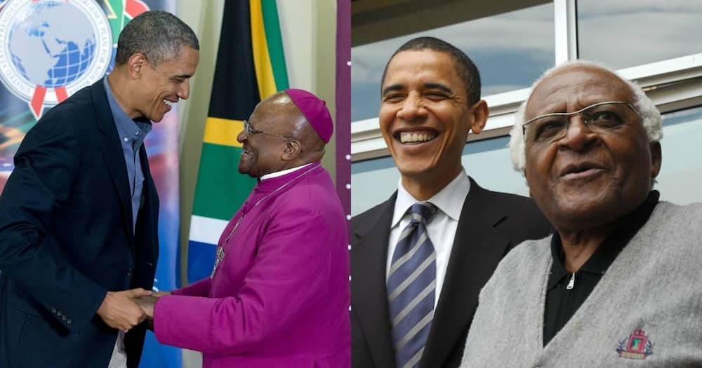 Barack Obama, former US president, Archbishop Emeritus Desmond Tutu, tribute, honour, message, death