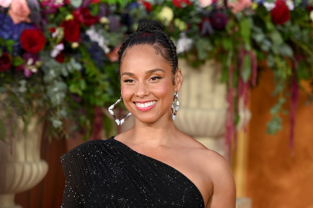 Alicia Keys at the premiere of Queen Charlotte: A Bridgerton Story
