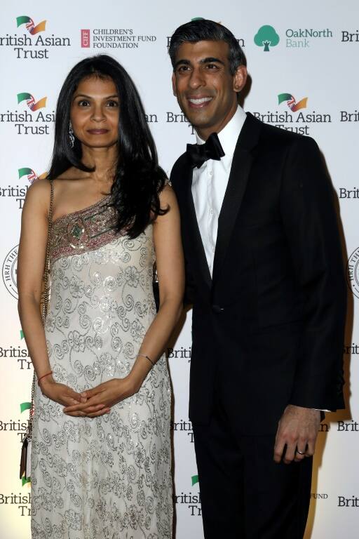 Sunak is married to Akshata Murty, whose father co-founded the Indian tech giant Infosys
