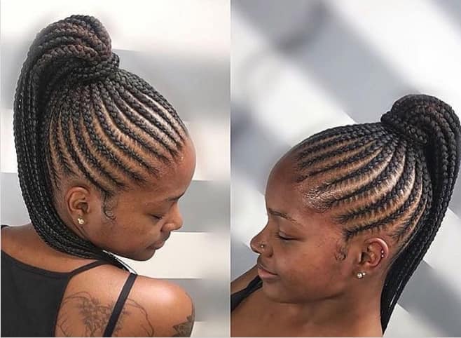Latest Nigerian cornrow hairstyles 2019