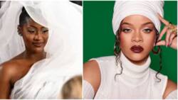 Nigerian singer Tems shares details about working with Rihanna on Oscars white carpet