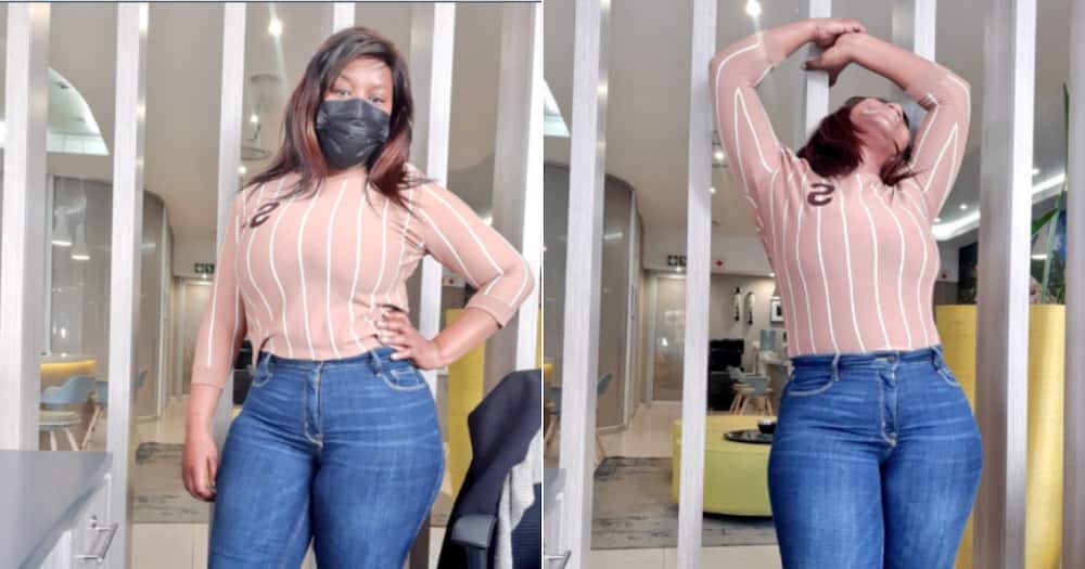 ‘Thick Bae’: Woman Shows Off Curves After Dropping a Few Sizes, Wows Mzansi