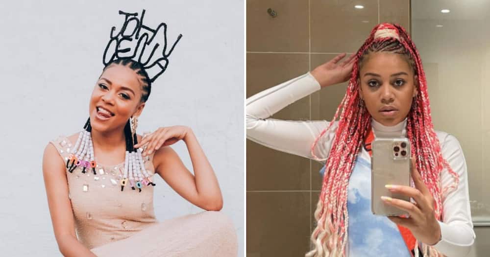 A list of Sho Madjozi's iconic hairstyles