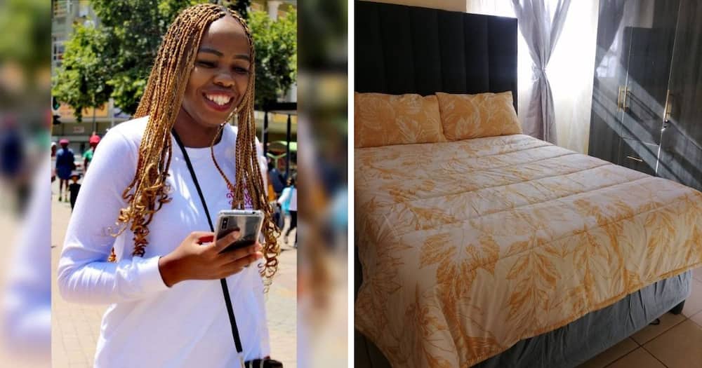 Woman from KZN shows off her new living space