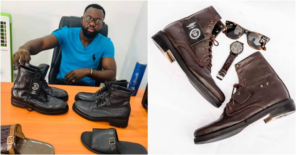 Ghanaian shoe designer Prince Acheampong