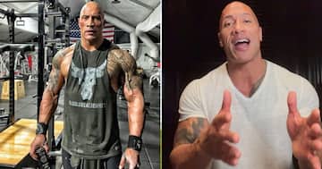 The Rock Shares Hilarious Video of Cow Doing His Signature Eyebrow ...