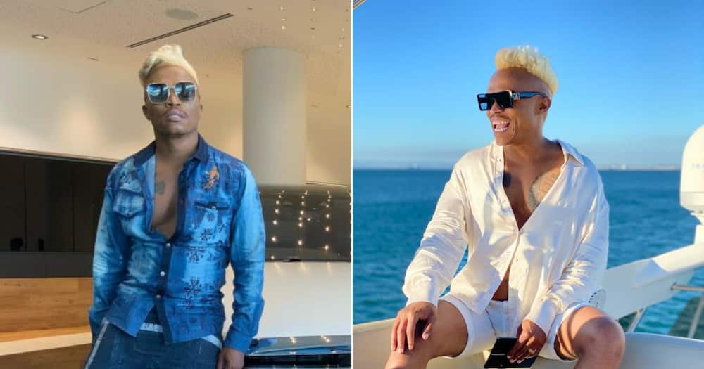 Grateful: Somizi Mhlongo gushes about friends supporting his hustle