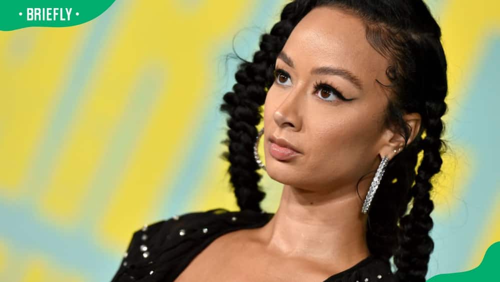 Actress Draya Michele during the Los Angeles Premiere of The Harder They Fall at Shrine Auditorium and Expo Hall in 2021