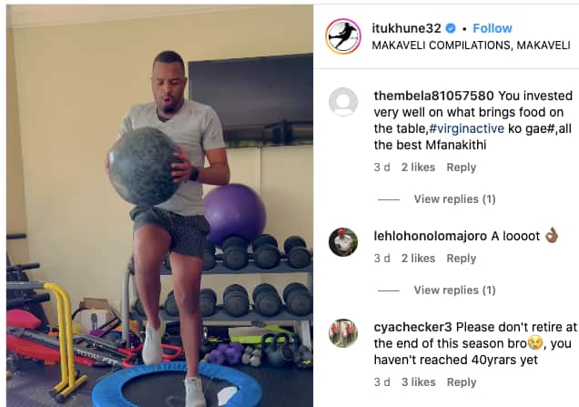 Khune trained.