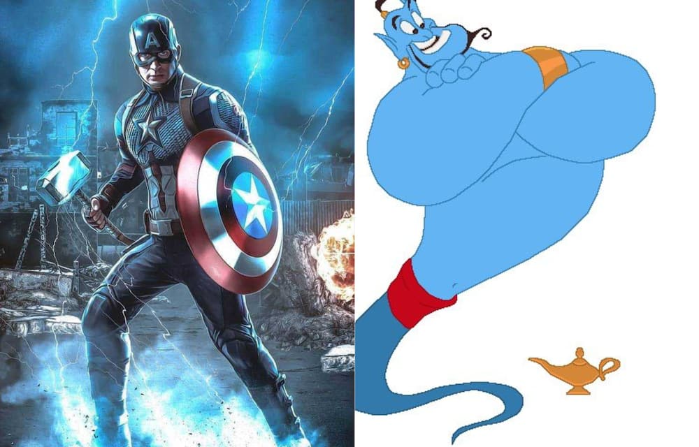 Captain America and the Genie