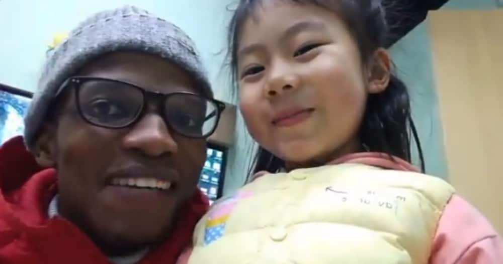 "Smiling Like a Fool": SA Reacts As Man Teaches Chinese Baby Tshivenda