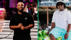 DJ Shimza shares sweet picture with his daughter, Mzansi amazed by their striking resemblance