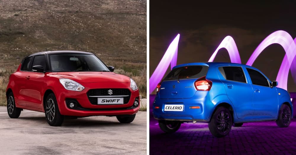 suzuki, celerio, swift, cars, south africa