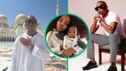 Khuli Chana honours his children Nia and Leano-Laone with 1st 2 tattoos, fans blame Lamiez