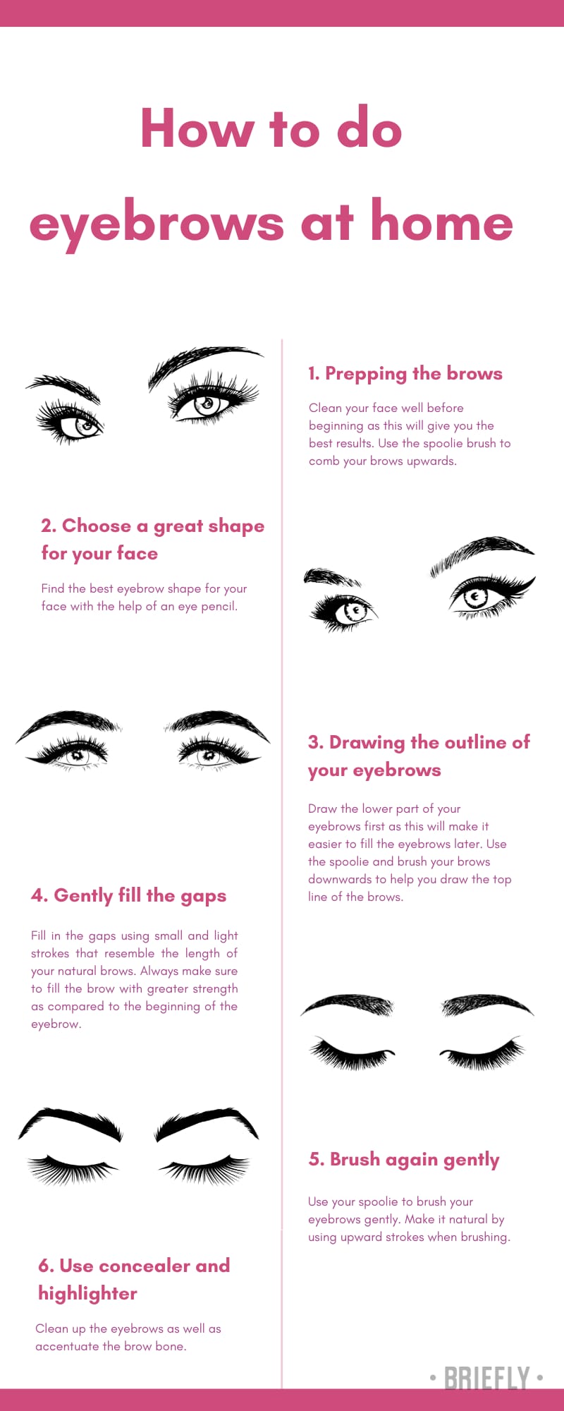 how to draw eyebrows