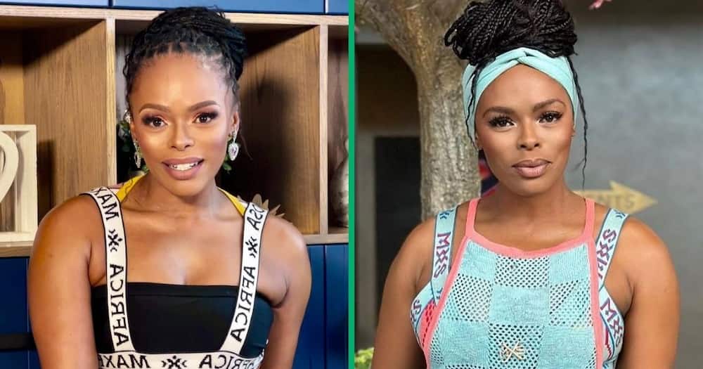 Unathi Nkayi dragged an American man over his comments about her body