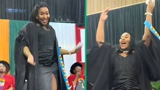 Beauty does viral Mkhukhu TikTok dance on graduation stage