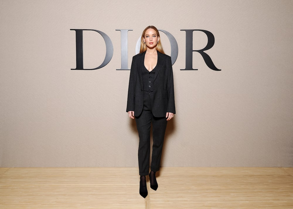 Jennifer Lawrence attends the Christian Dior Womenswear Fall/Winter show