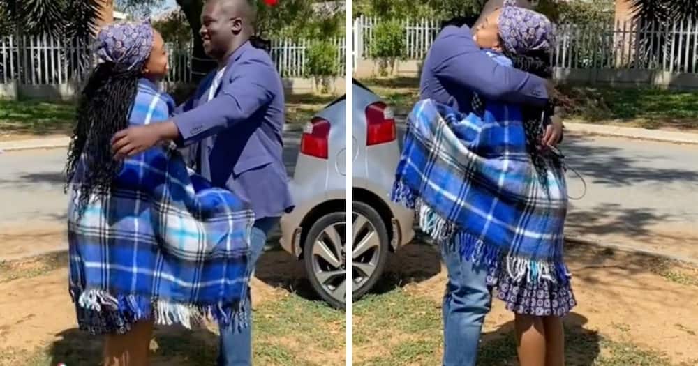 Young couple over joyed after successful lobola negotiations